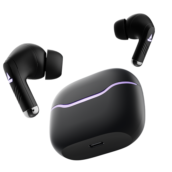 boAt Immortal 125 | Gaming Wireless Earbuds with BEAST™?Mode, 40 Hours Playback, ENx™ Technology, RGB LED lights