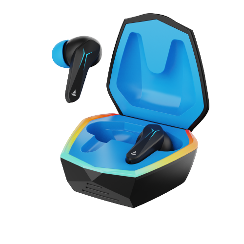 boAt Immortal 128 | Gaming Earbuds with Super Low Latency, RGB Lights, BEAST™? Mode, 40 Hours Playback, ENx™ Technology