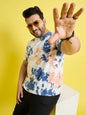 Men Plus Size Index Printed Round Neck Tshirt