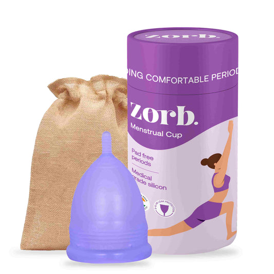 Zorb. Menstrual Cup for Women - Large | Purple