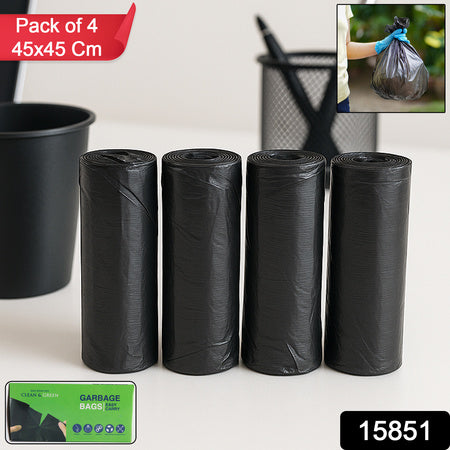 Garbage Bags  Pack Of 4 Rolls (45  45 Cm)