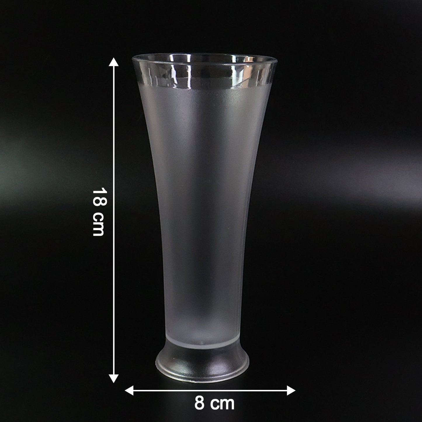 Supermom Plastic Faluda Matt Glass Set (300ML / 6 Pc)