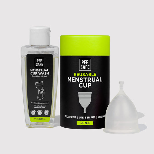 Menstrual Cup (L) + Cup Wash