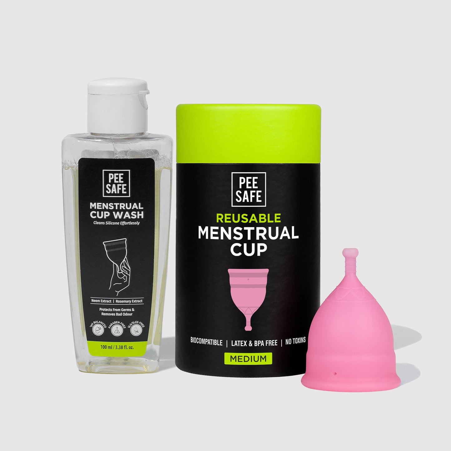 Menstrual Cup (M) + Cup Wash