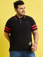 Men Plus Size Miron Solid Polo Tshirt
