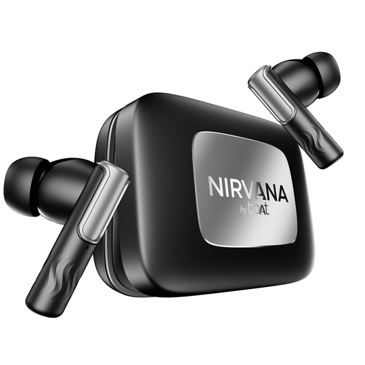 boAt Nirvana Ivy Pro | Wireless Earbuds with Dolby Head Tracking, 50H Playback, 52dB ANC & Adaptive EQ by Mimi