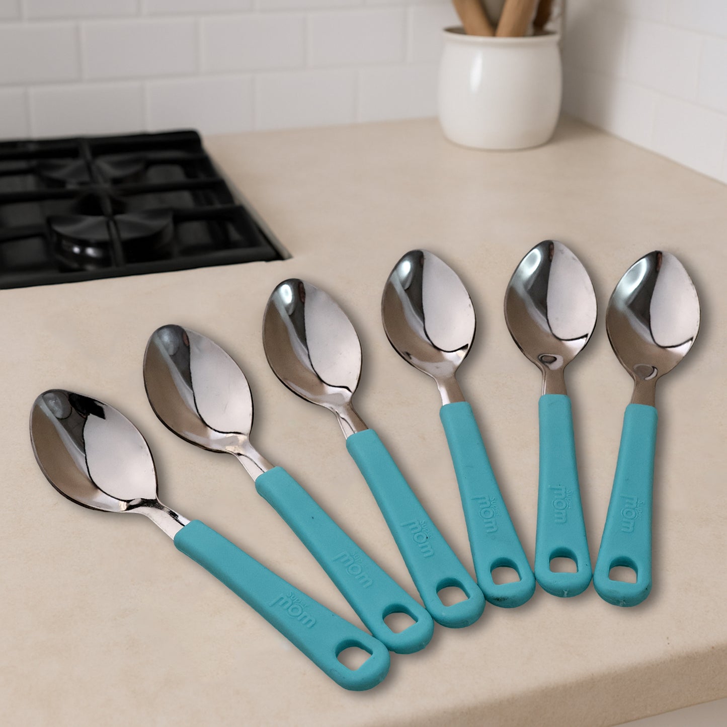 Supermom Stainless Steel Tea Spoon (6 Pc Set)