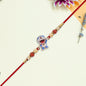 Cute Doraemon Kids Rakhi With Rudraksha  Pearl Beads
