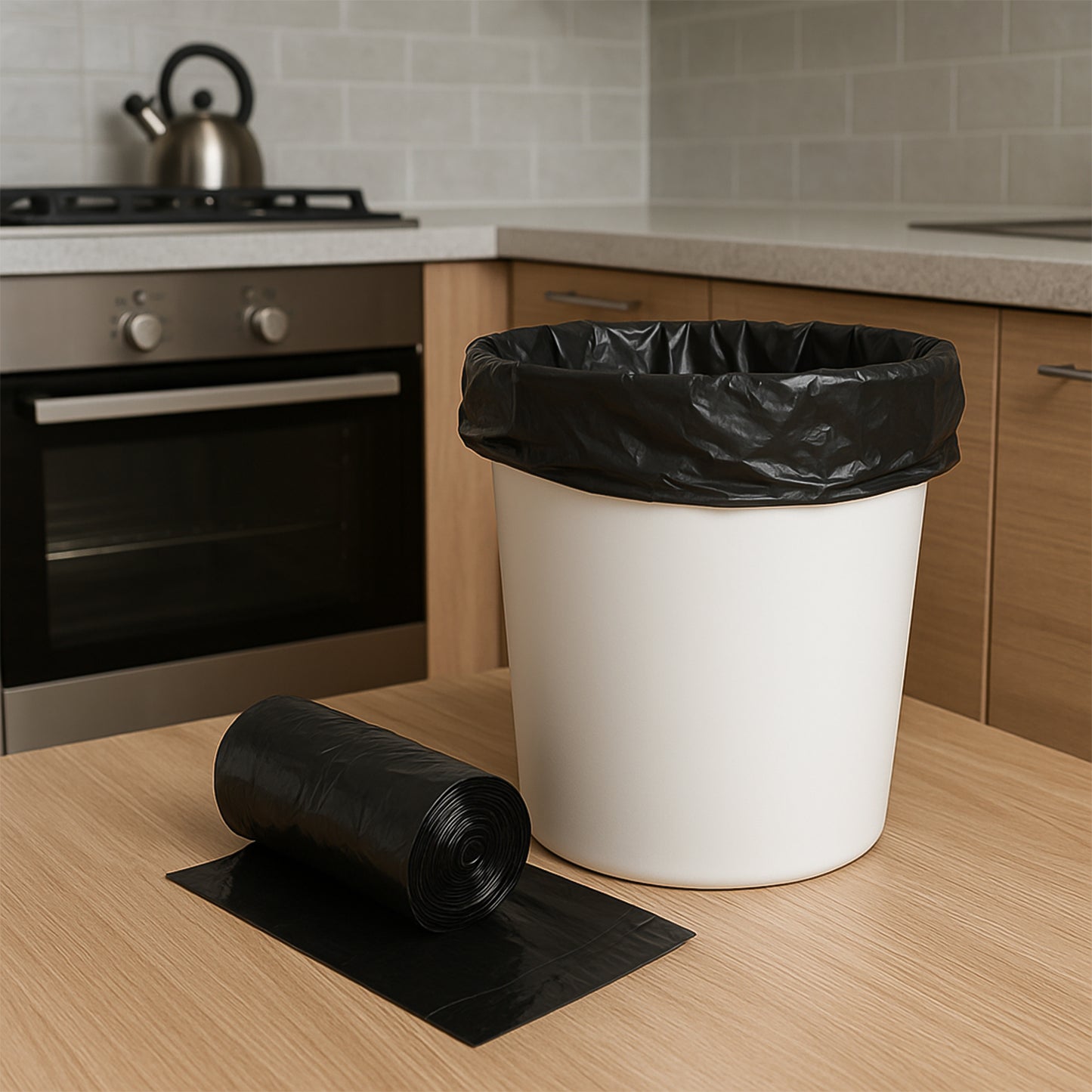 Garbage Bags Roll 45 X 45 Cm (1 Pc  Mix Color)