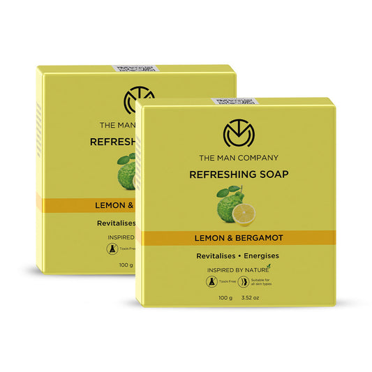 Refreshing Soap | Lemon & Bergamot (Pack of 2)