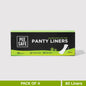 Aloe Vera Panty Liners (Pack of 4, 80 Liners)