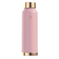 LA'FORTE Copper Water Bottle, Pure, 1000 ml  (Apricot)