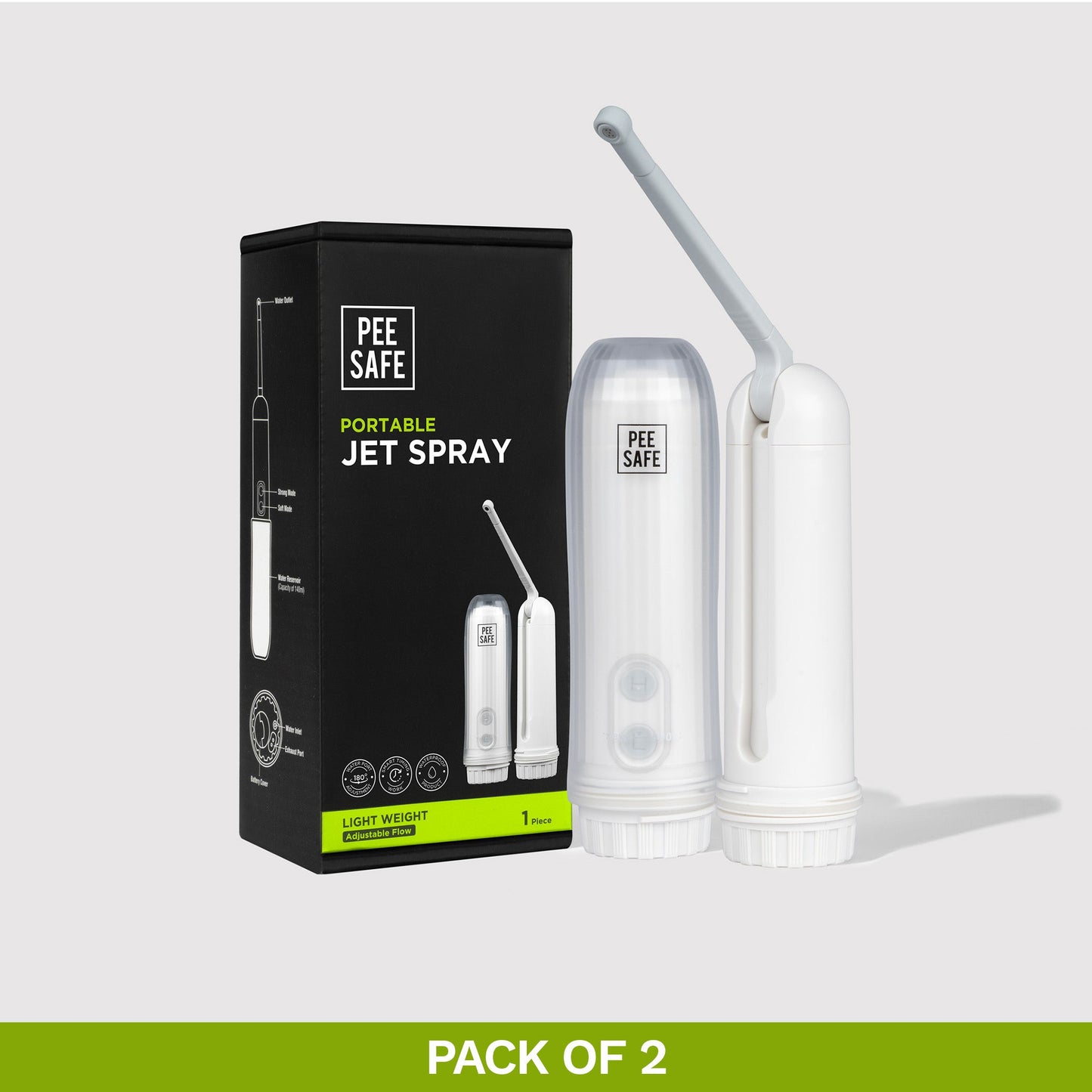 Portable Jet Spray (Pack of 2)