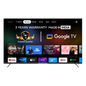 Power Guard 80 cm (32 inches) Frameless HD Ready Smart LED Google TV PG32GTV (Black)