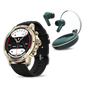 Hammer Luxor Bluetooth Smartwatch & Airflow Plus TWS Earbuds (Combo)