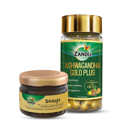Himalayan Sheelajet Resin 20g + Ashwa Gandha Gold Plus