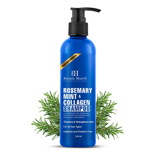 Rosemary Mint Shampoo with Peppermint Oil, Jojoba Oil & Collagen