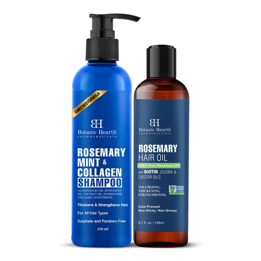 Rosemary Hair Oil & Shampoo Combo