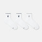 Men’s Playboy White High Ankle Socks