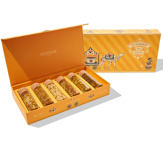 Turmeric Tea Tales Gift Set, 6 Teas (EBO)