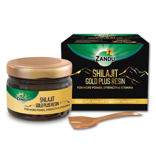 Pure Shilajit Gold Plus Resin for All-Day Power, Energy & Strength-20g