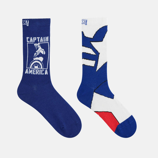Men's Marvel Captain America Crew Socks