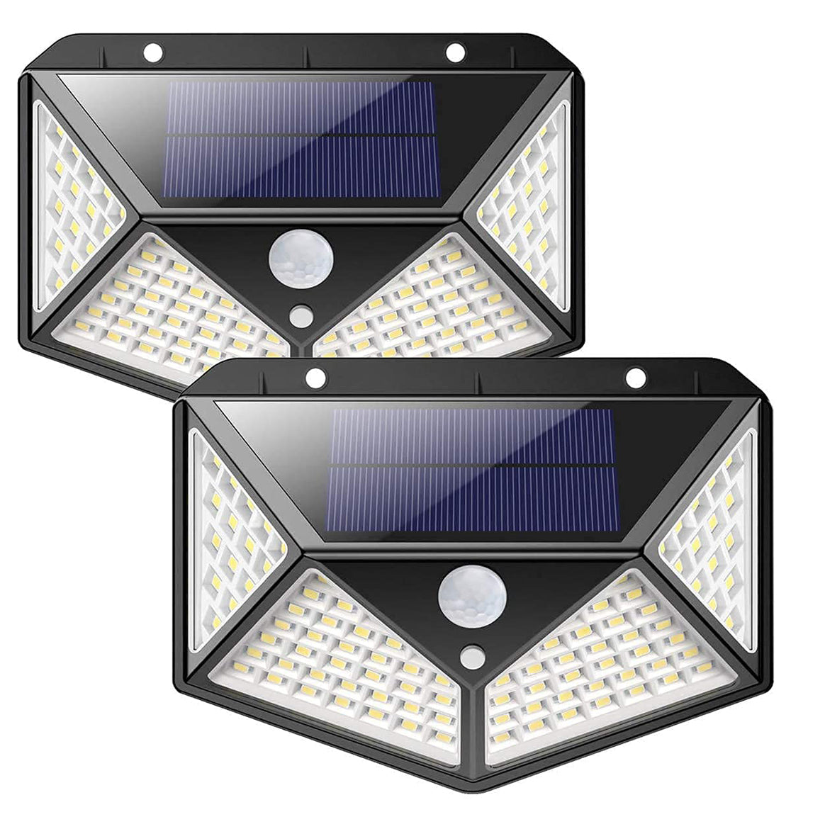 Solar Motion Sensor Light (Wall Mounted Pack of 2)