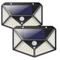 Solar Motion Sensor Light (Wall Mounted Pack of 2)