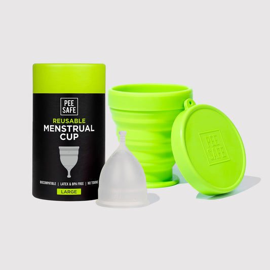 Menstrual Cup (L) + Sterilizer Container