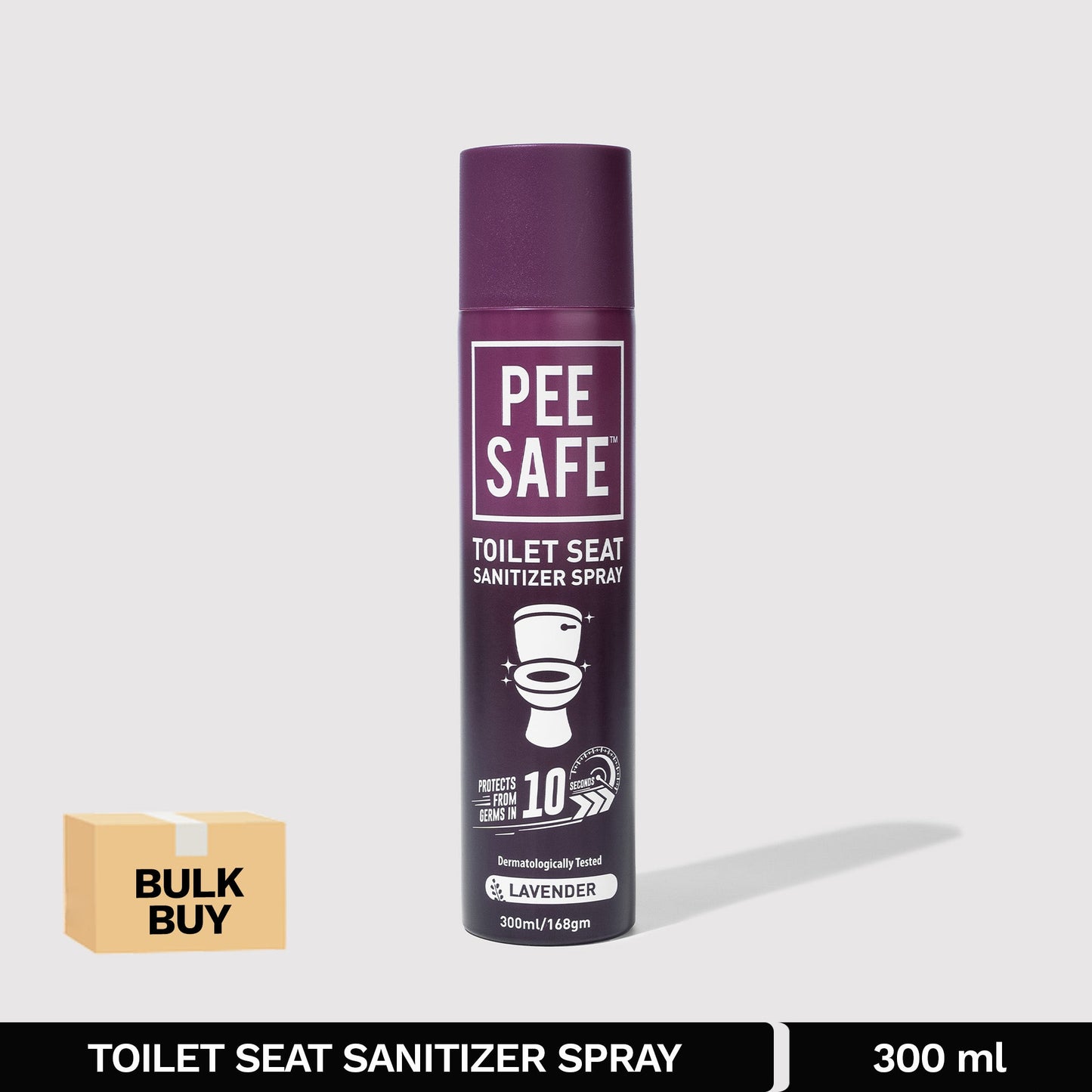 Toilet Seat Sanitizer Spray (Lavender) - 300 ML - BULK BUY