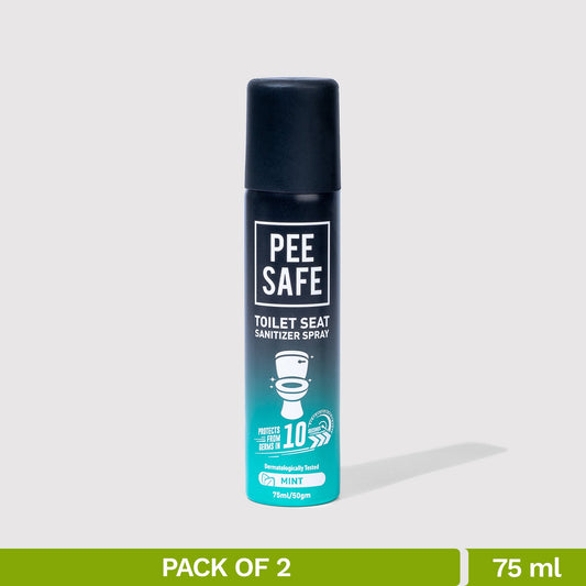 Toilet Seat Sanitizer Spray (Mint) - 75 ML (Pack of 2)