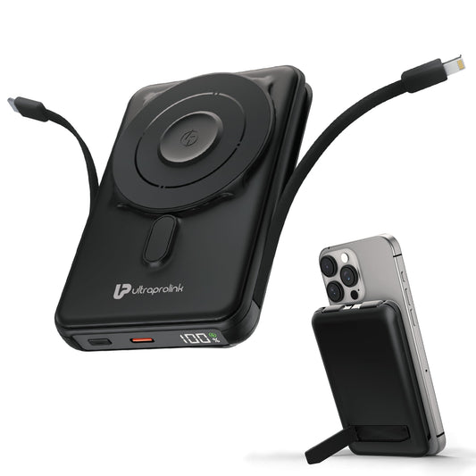 Juice-Up Mag 5 3-in-1 Wireless Magnetic Power Bank (10,000mAh) UM1126BLK