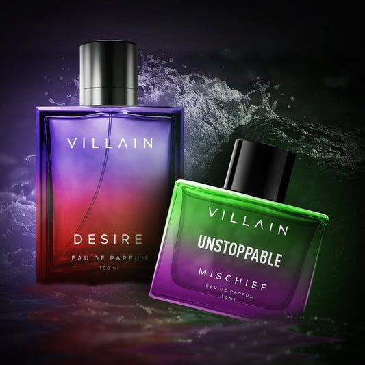 VILLAIN Desire & Mischief Unstoppable Eau de Perfum Combo Pack of 2