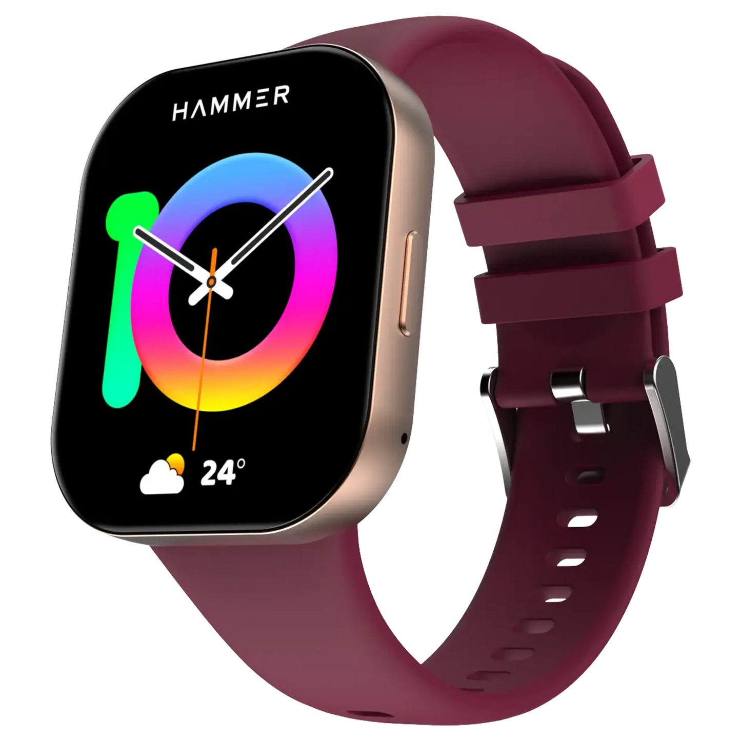 Hammer Robust 1.96" Amoled Display Smartwatch With Bluetooth Calling