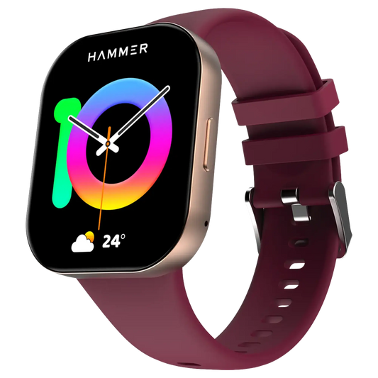 Hammer Robust 1.96" Amoled Display Smartwatch With Bluetooth Calling