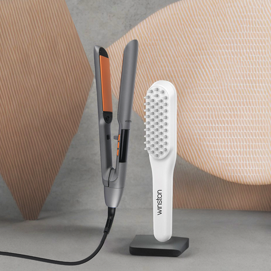 LED Comb & Hair Straightener Combo