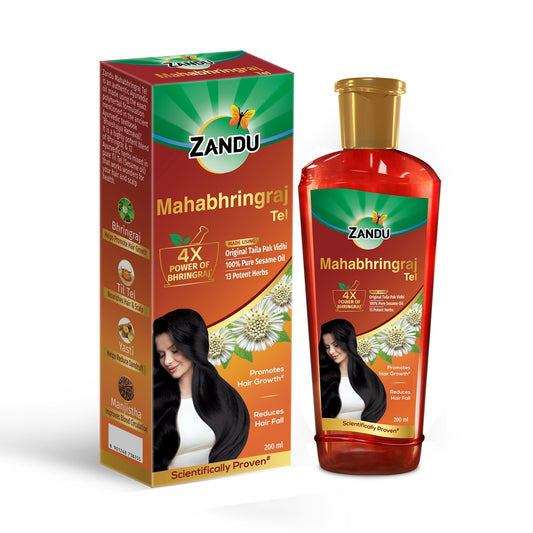 Mahabhringraj Hair Oil | Scientifically Proven Oil for Hair Growth & Hair Fall Control (200ml)