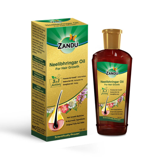 Neelibhringar Hair Oil | Scientifically Proven Hair Oil Hair Fall Control & Hair Graying (100 ml)