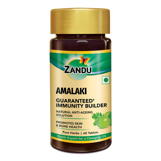 Pure Amalaki (Amla) Tablets for Natural Immunity & Anti Ageing (60 Tabs)