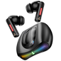 boAt Airdopes Drift | Wireless Earbdus Gaming Earbuds with 2x6mm Dual Drivers, Quad Mics with ENx™ and IWP™ Technology, LED Lights on Charging Case