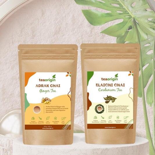 Indian Adrak & Elaichi Chai Combo