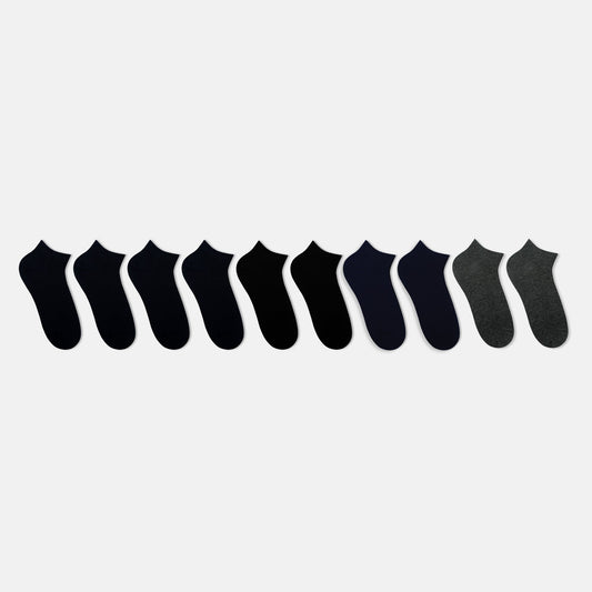 Men’s Solid Ankle Socks