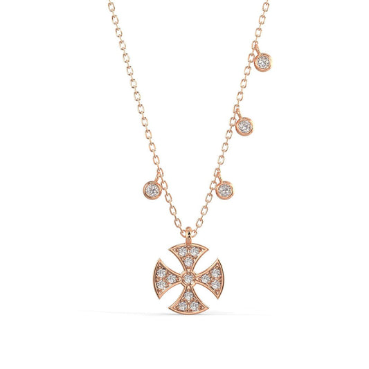Cross Your Heart Pendant Necklace