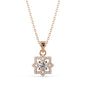 Diamond Flower Pendant