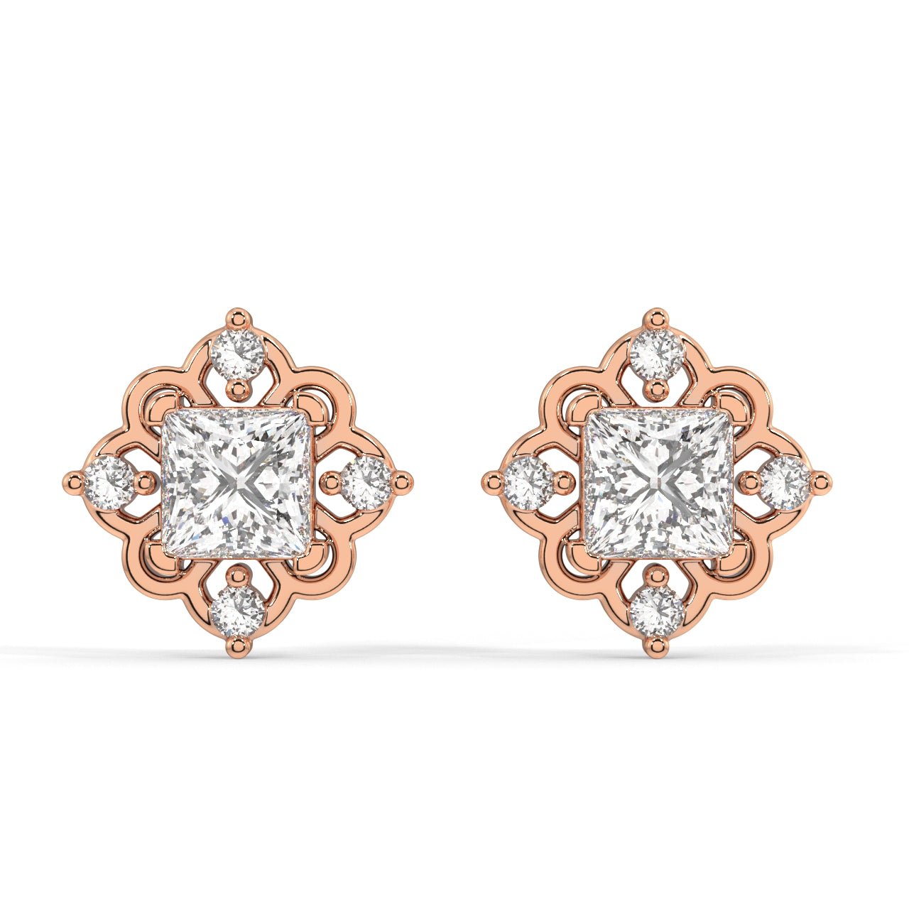 Fern Mini Stud Earrings