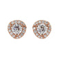 Halo Diamond Jacket Earrings