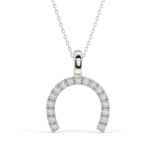 Horseshoe Pendant Necklace