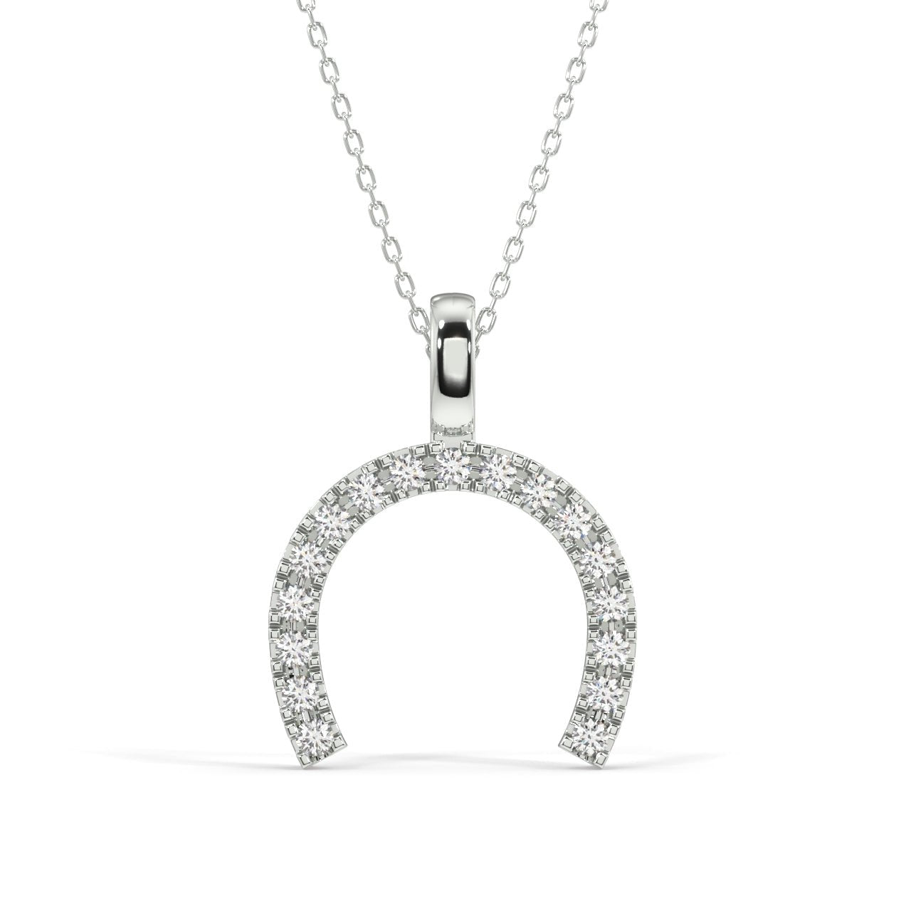 Horseshoe Pendant Necklace