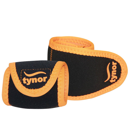 Tynor Wrist Support With Thumb Loop (Neo), Black & Orange, Universal, Pack of 2