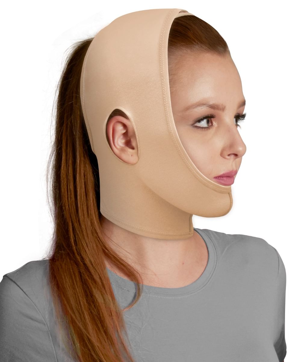 Tynor Compression Garment Face Open Hood, Beige, Universal, 1 Unit